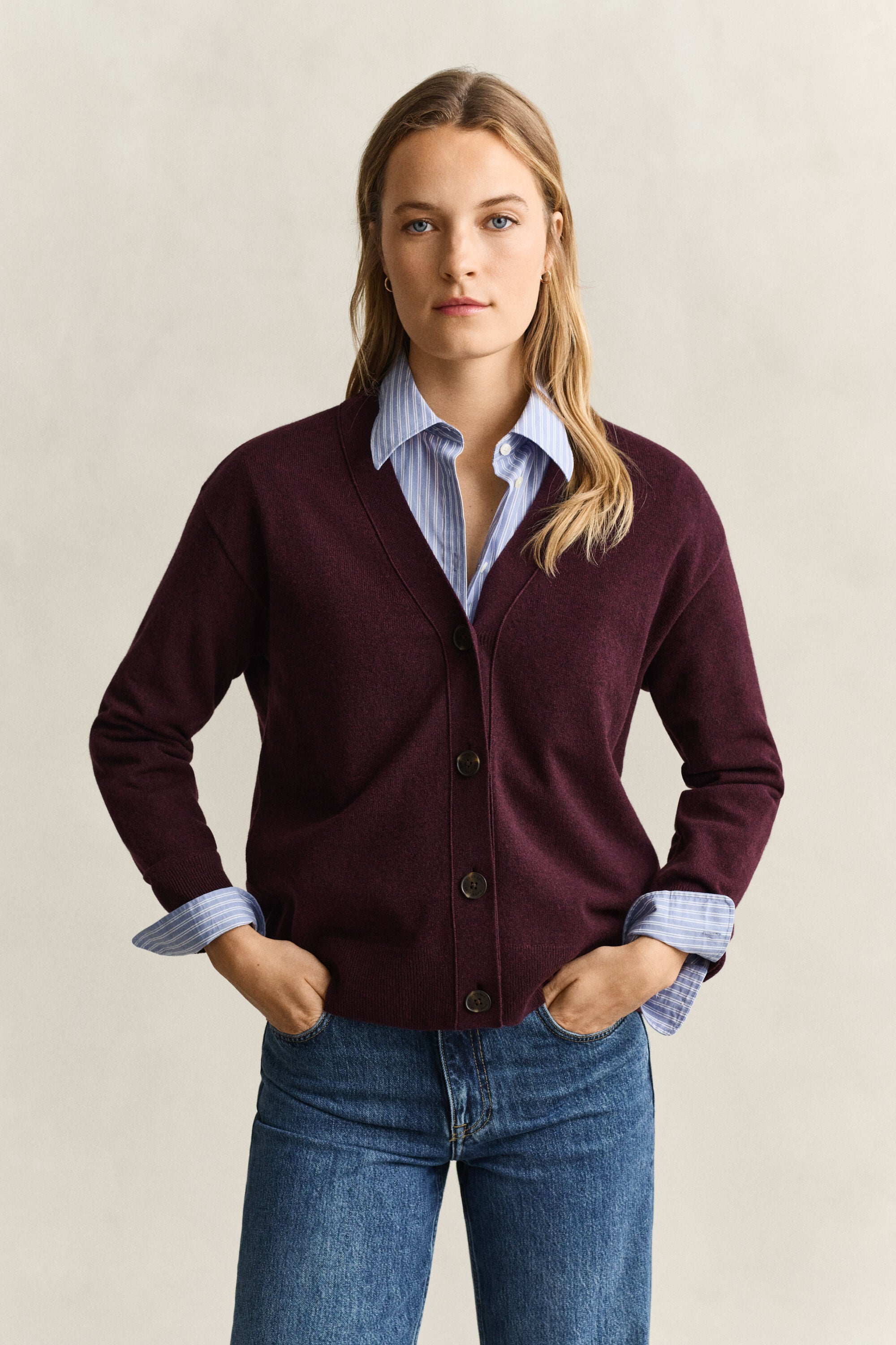 Cardigan en laine d'agneau ultrafine