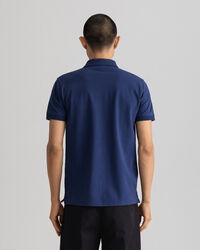 Polo Rugger en coton piqué à col contrastant