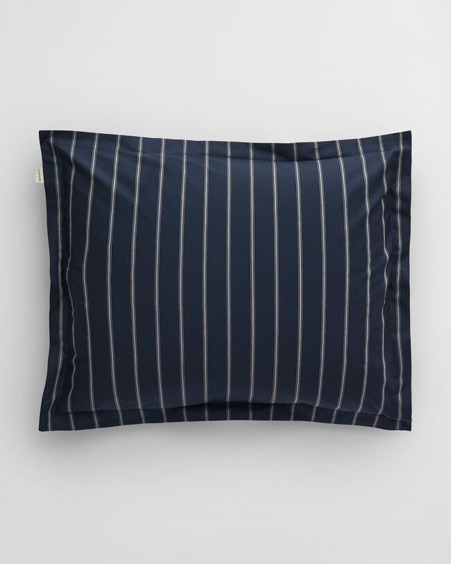 Taie d'oreiller en coton Oxford à rayures