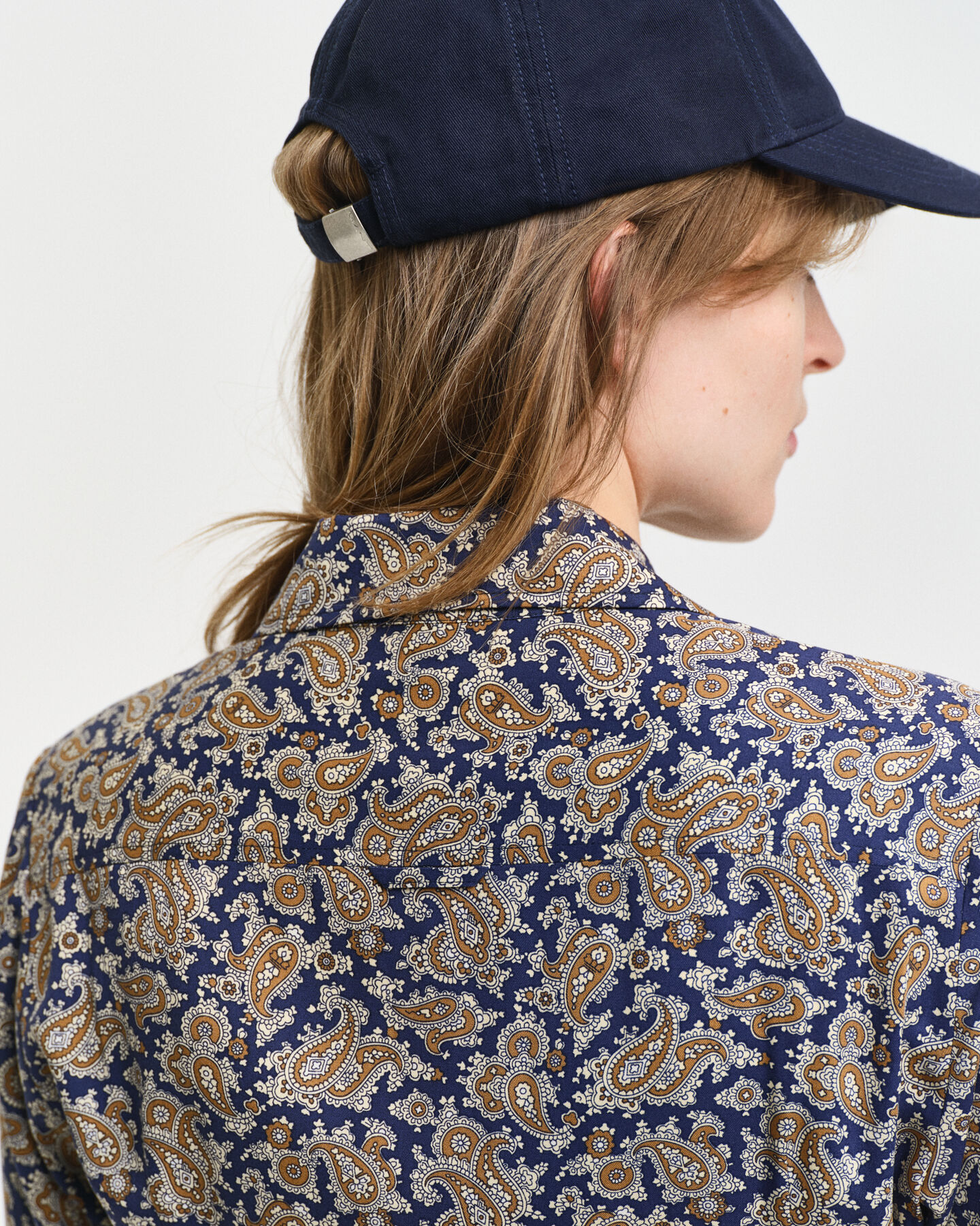 Robe-chemise &agrave; motif cachemire