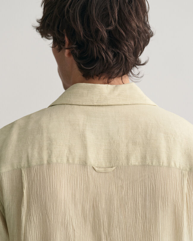 Chemise relaxed fit textur&eacute;e