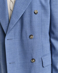 Veste de costume coupe regular en laine moulinée