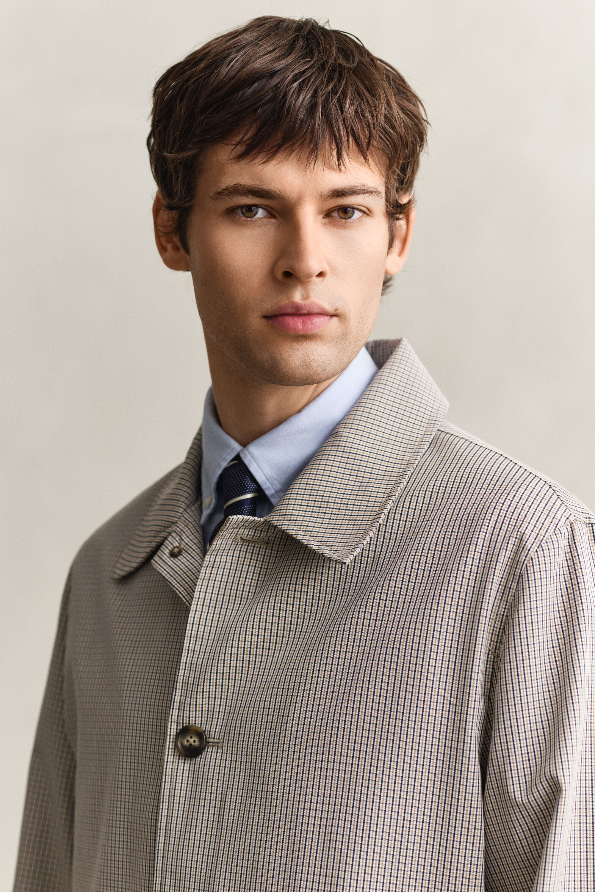 Caban en coton mélangé