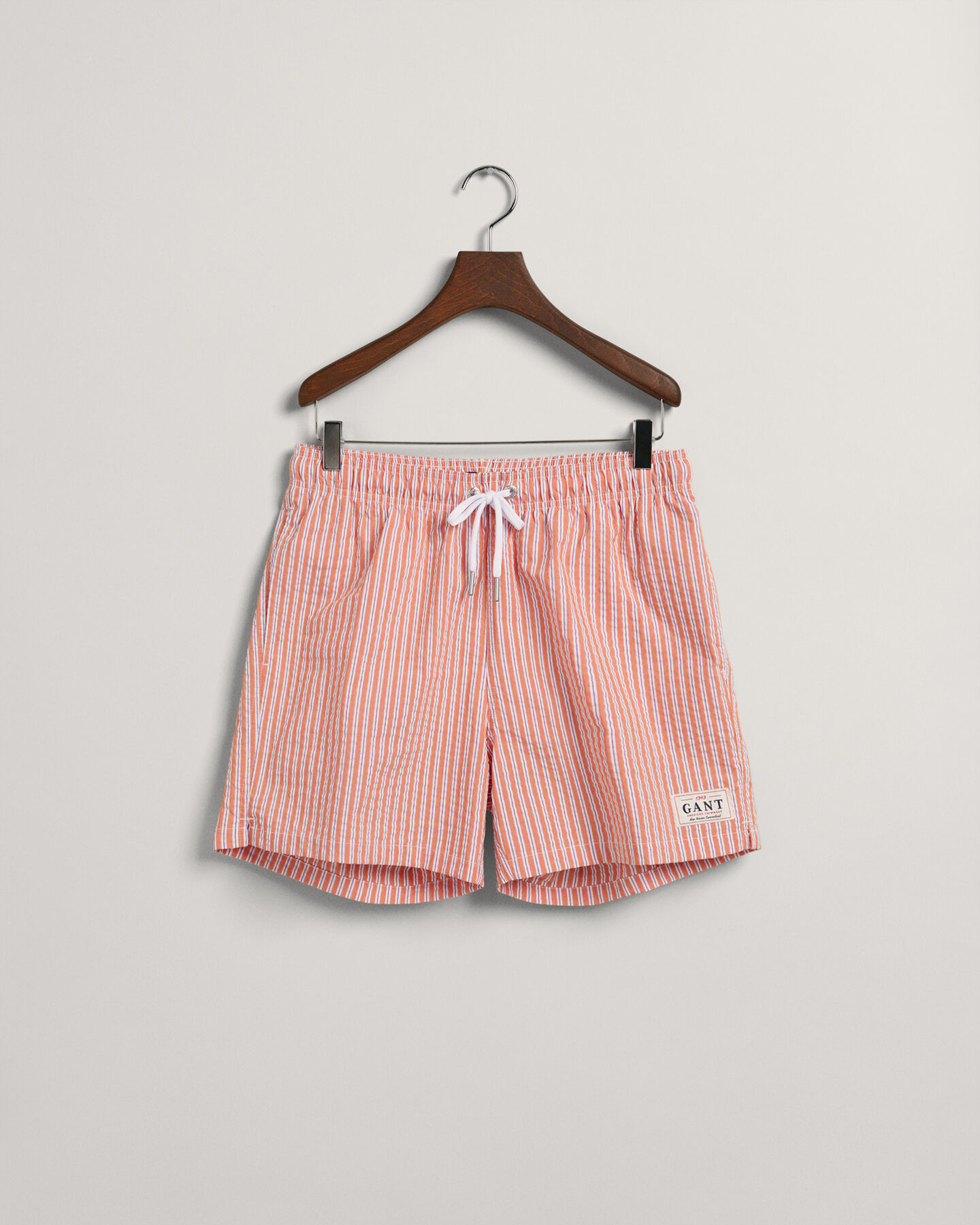 Short de bain classic fit en seersucker