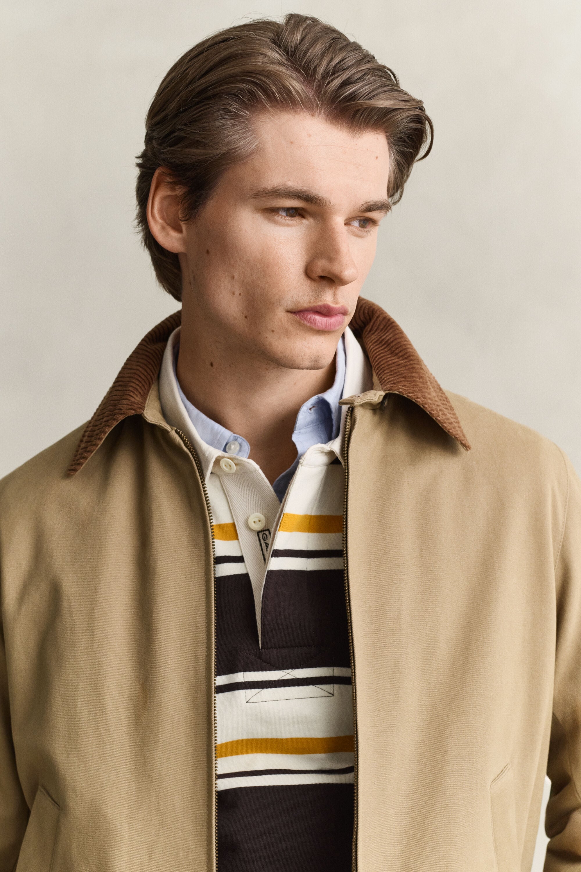 Veste Harrington en moleskine