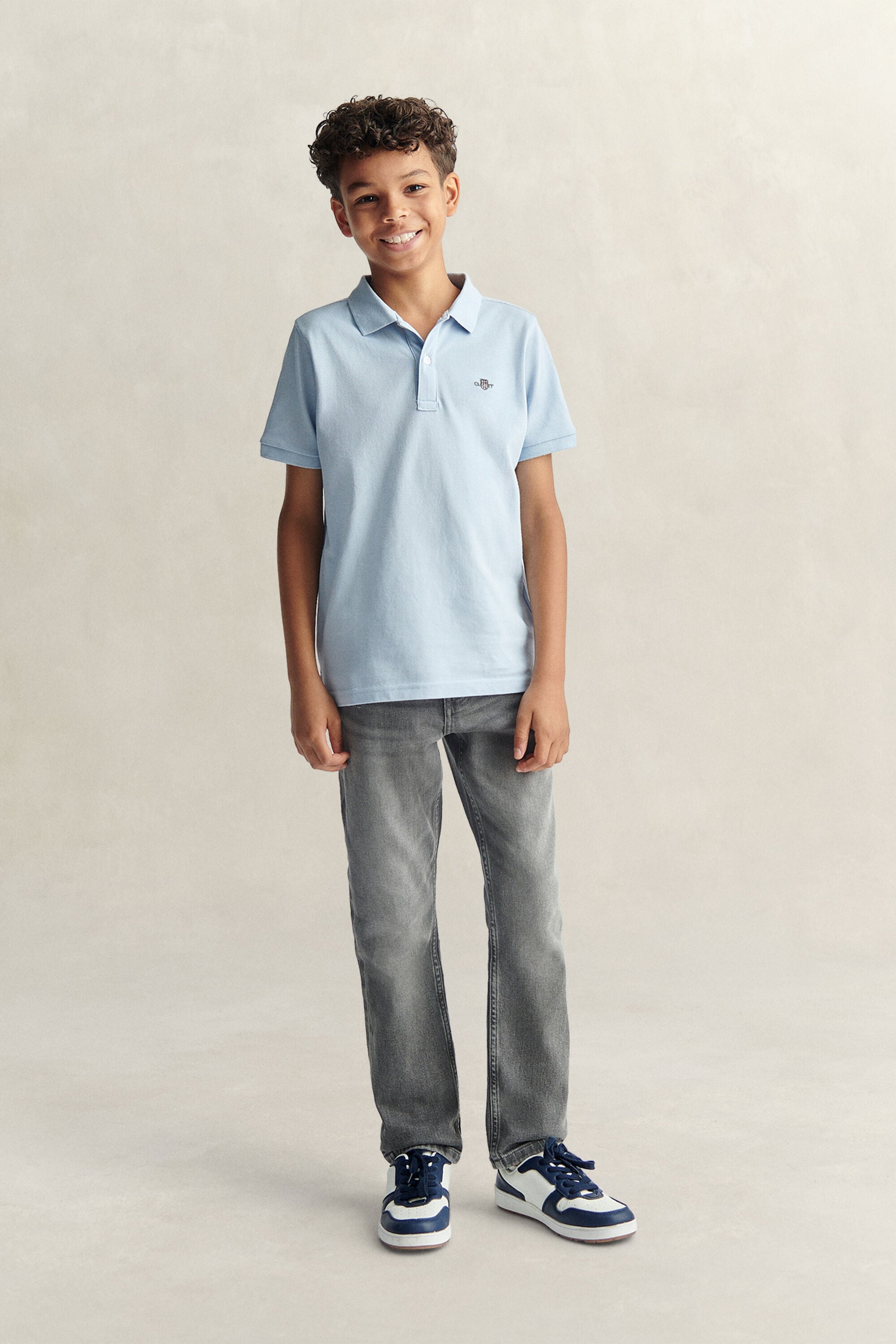 Polo avec écusson Ado