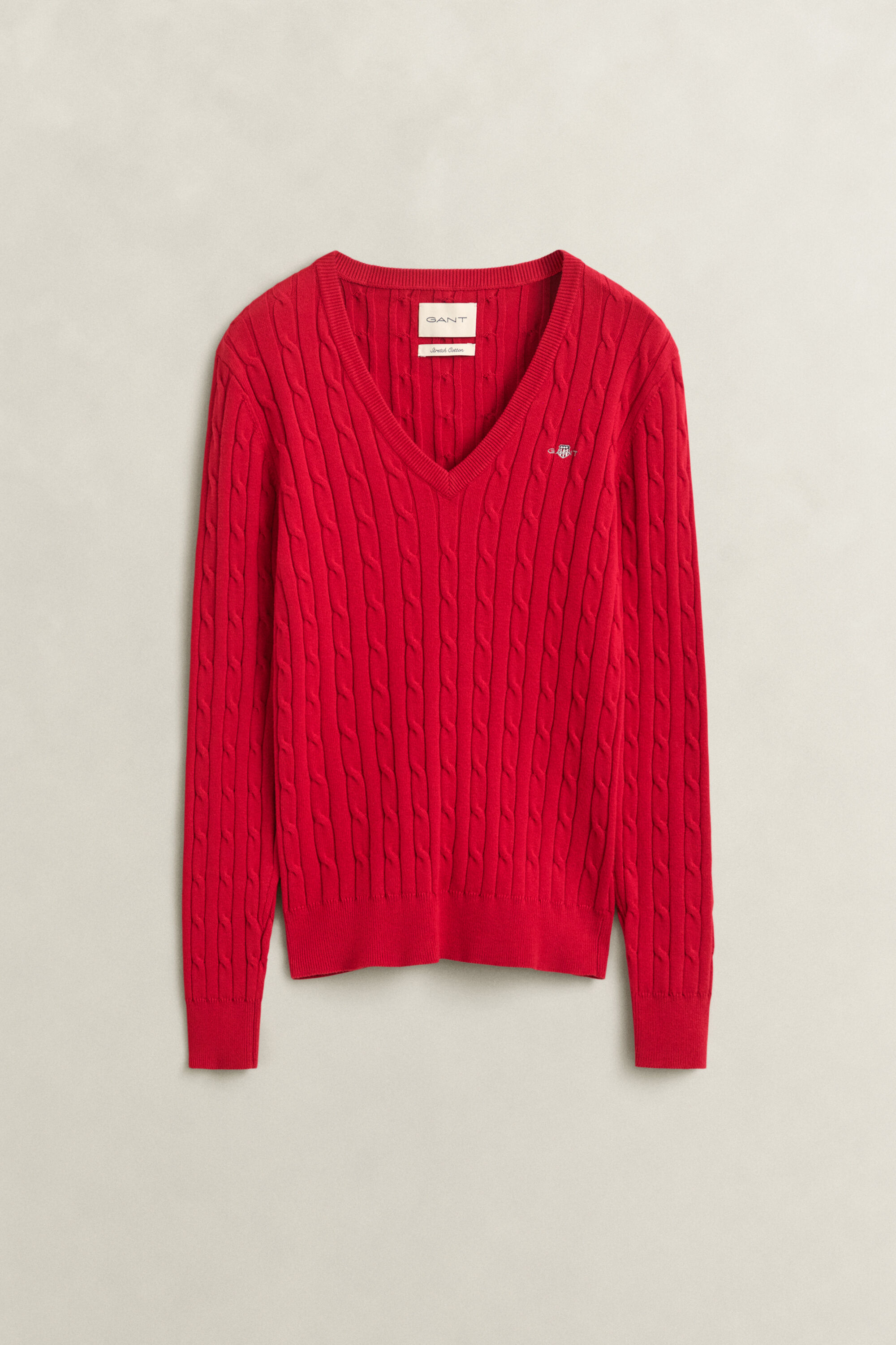 Pull en maille torsadée classique