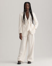 Veste blazer à rayures tennis avec ceinture