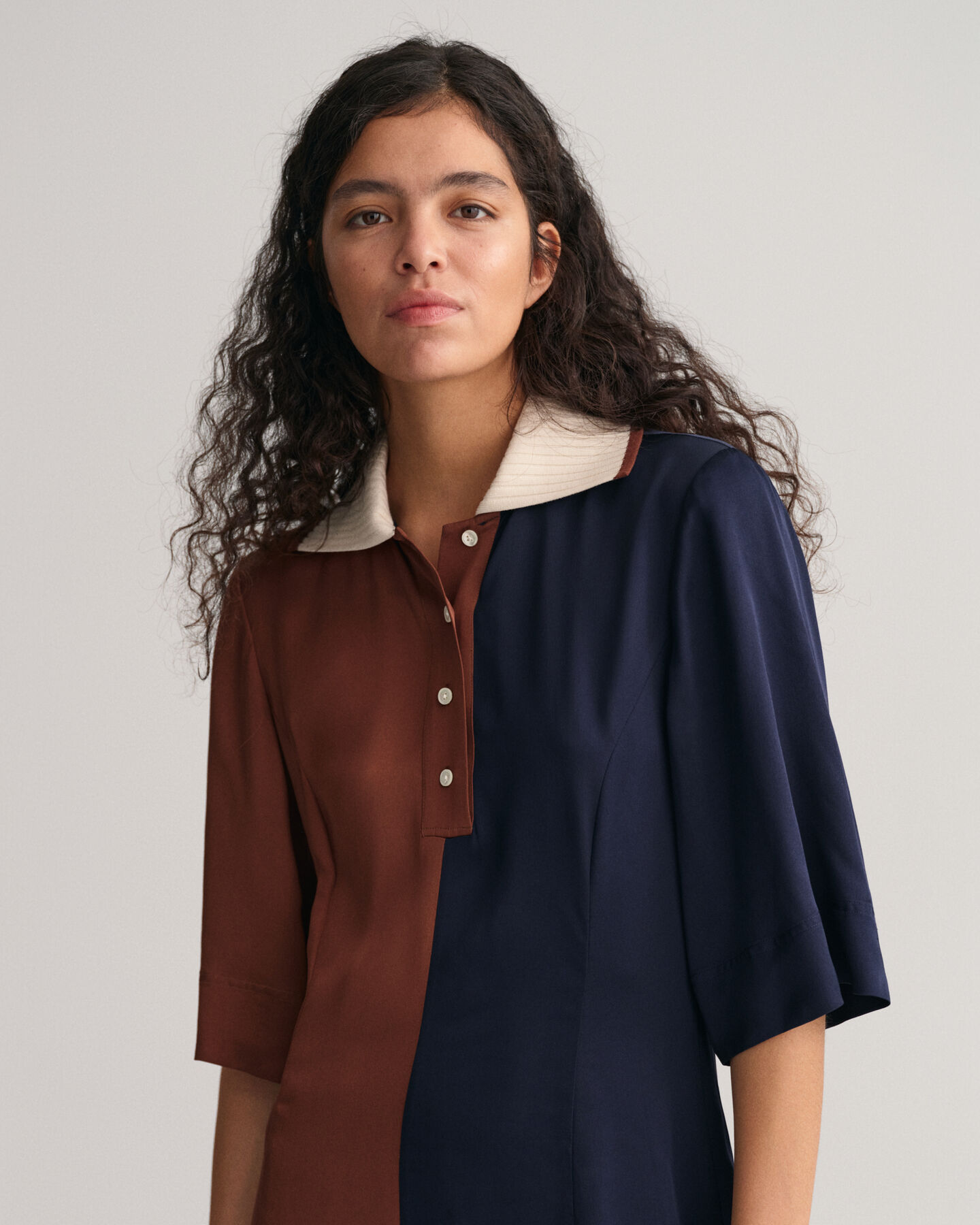 Robe Rugger en colour-block à manches courtes