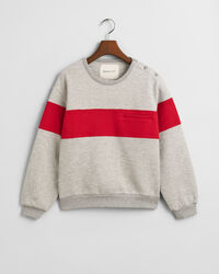 Sweat-shirt ras du cou en colour-block