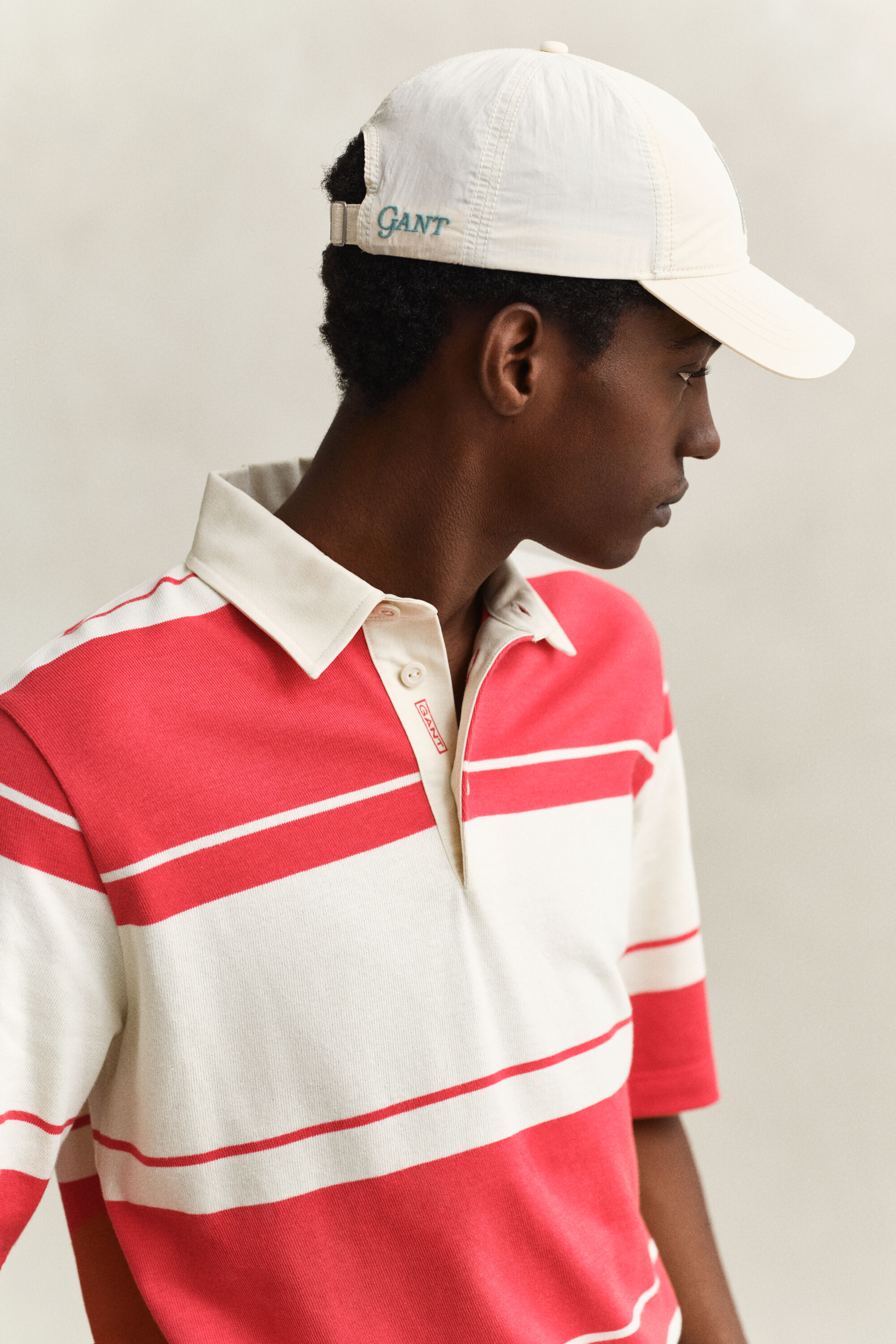 Casquette graphique effet froissé