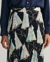 Jupe plissée à imprimé Sailing