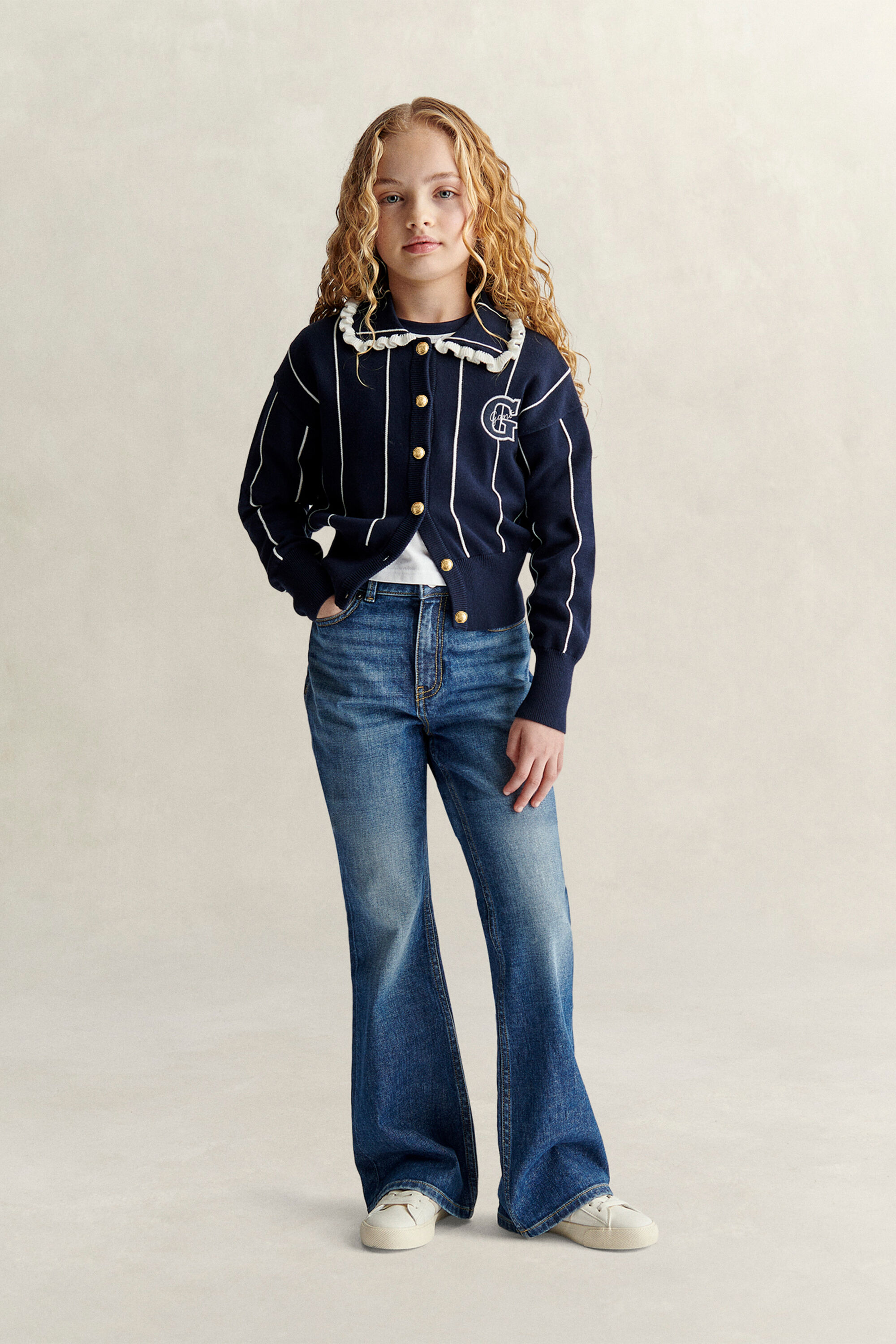 Cardigan à rayures Ado Fille