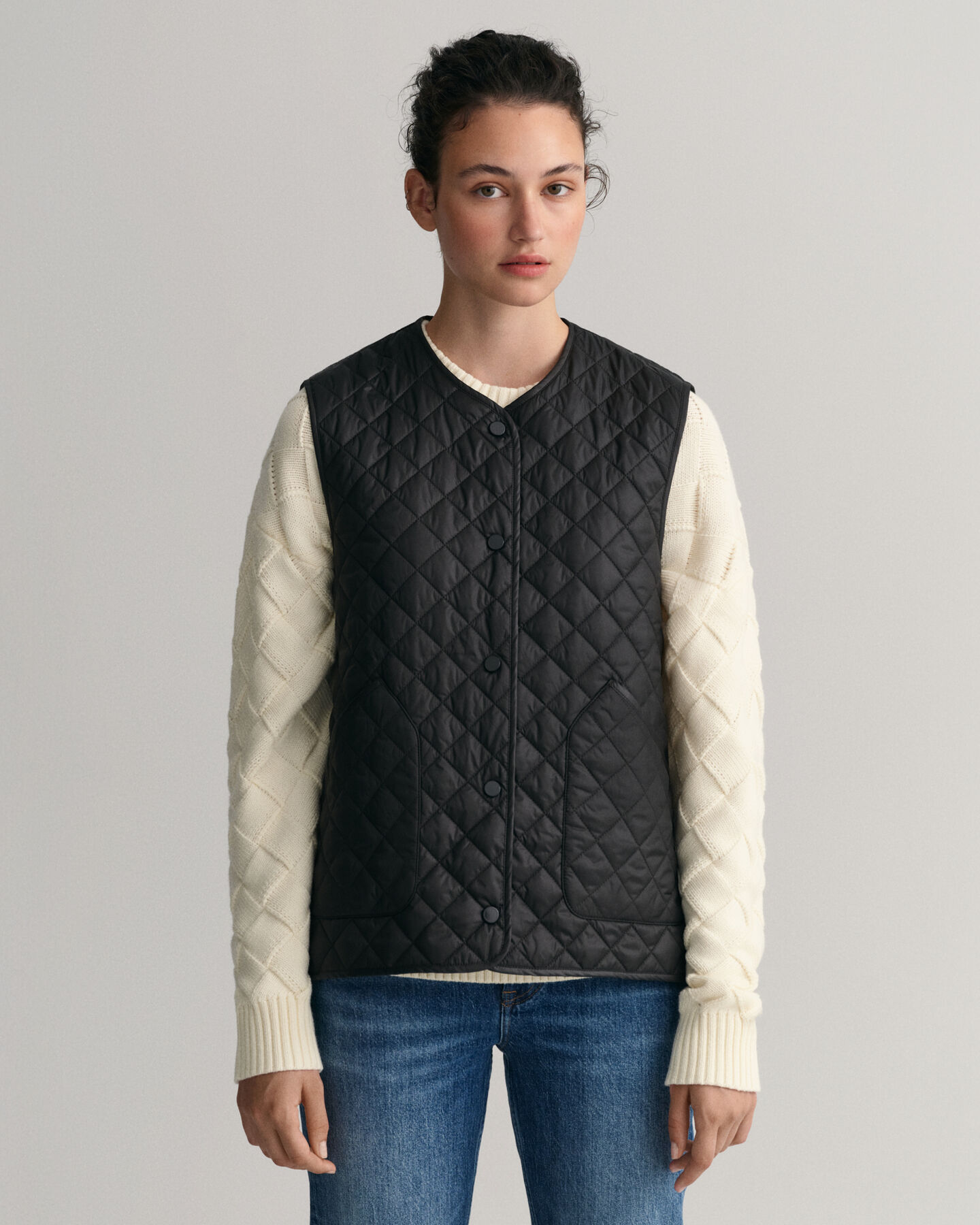 Doudoune sans manches matelass&eacute;e