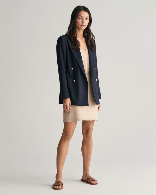 Robe en lin mélangé