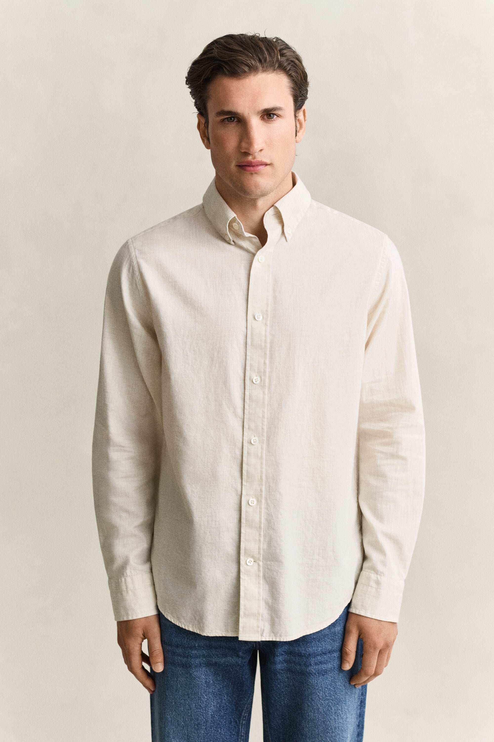 Chemise en coton et cachemire
