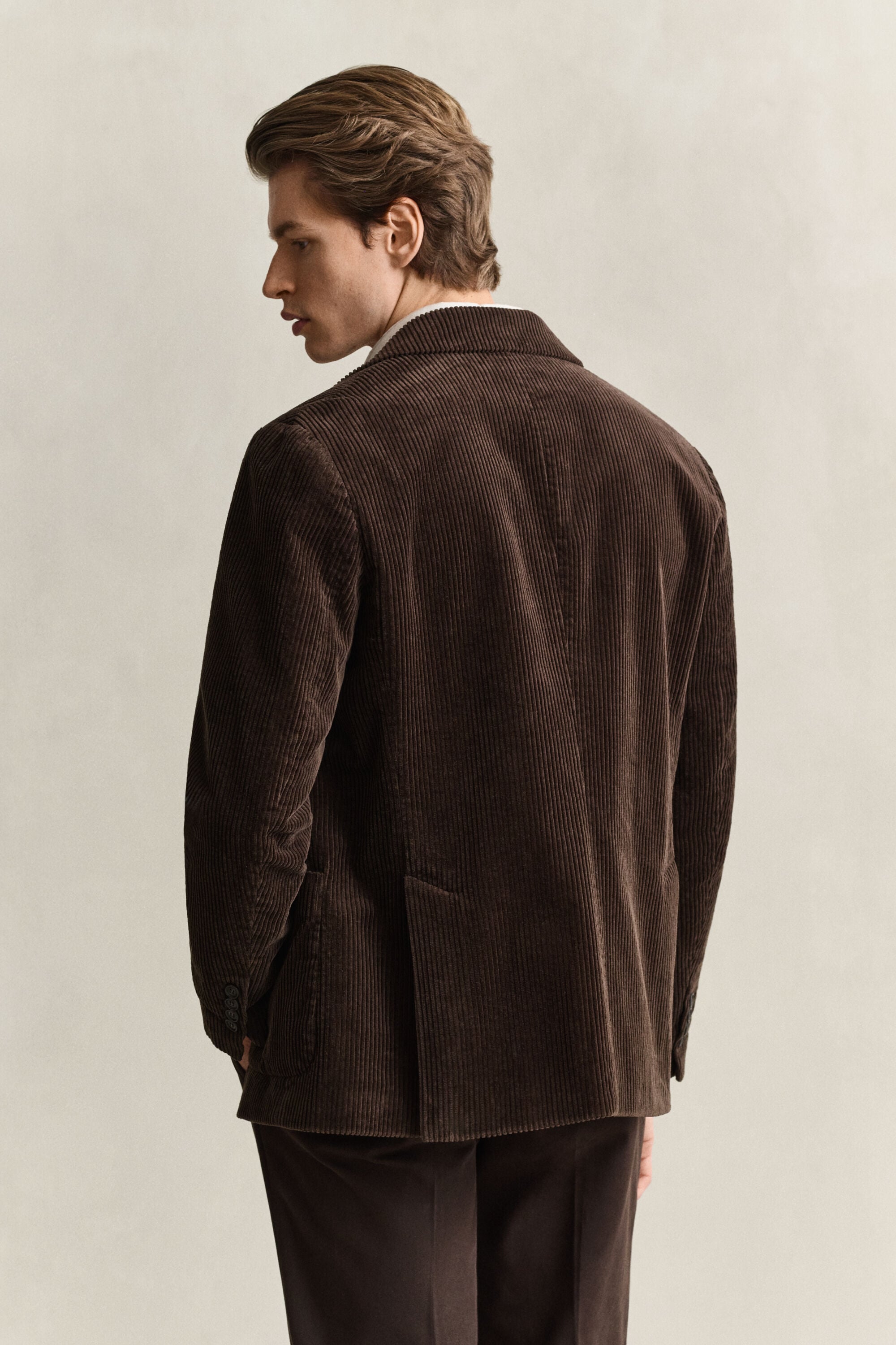 Veste de costume en velours côtelé