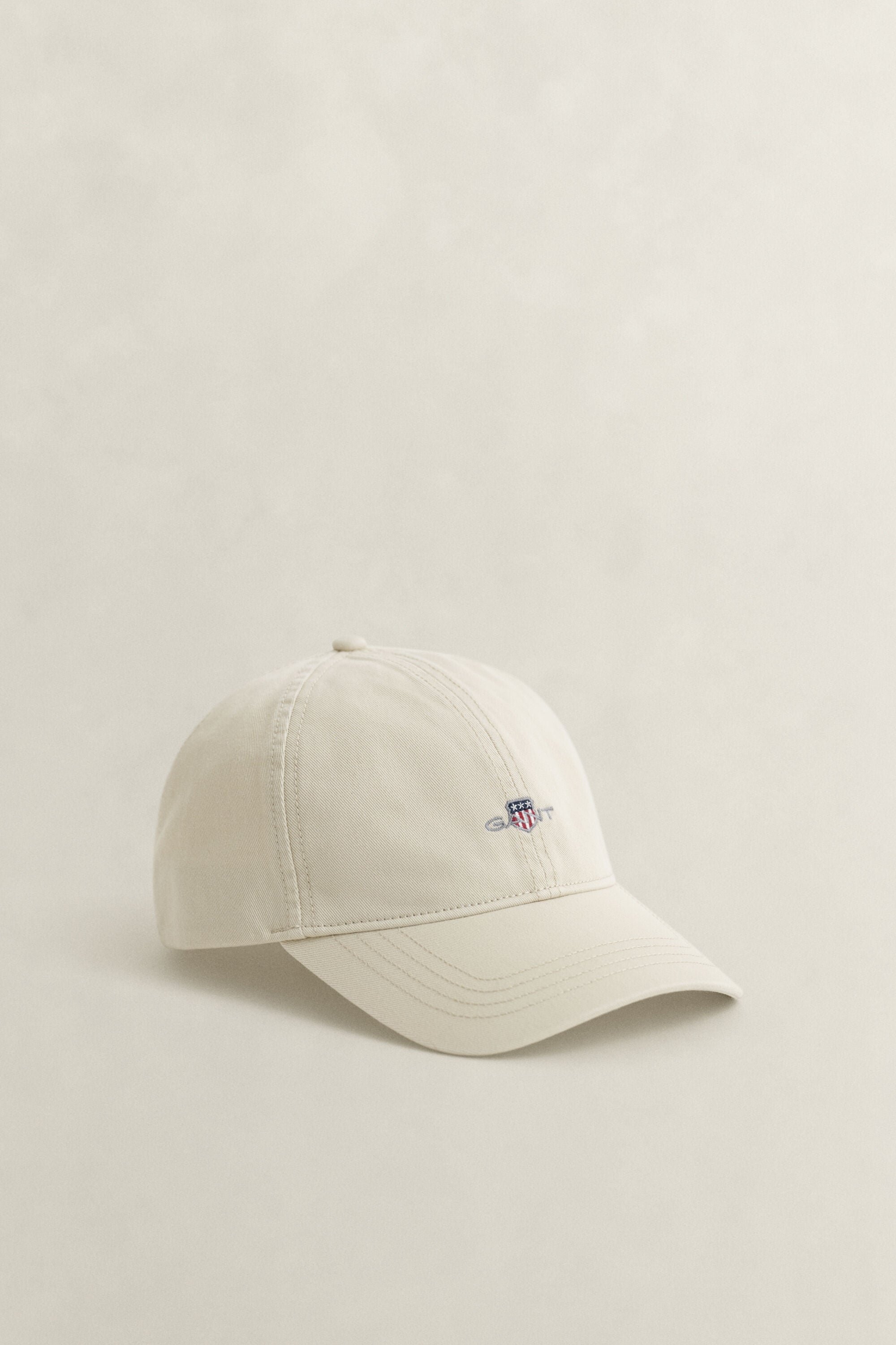 Casquette en sergé de coton avec écusson