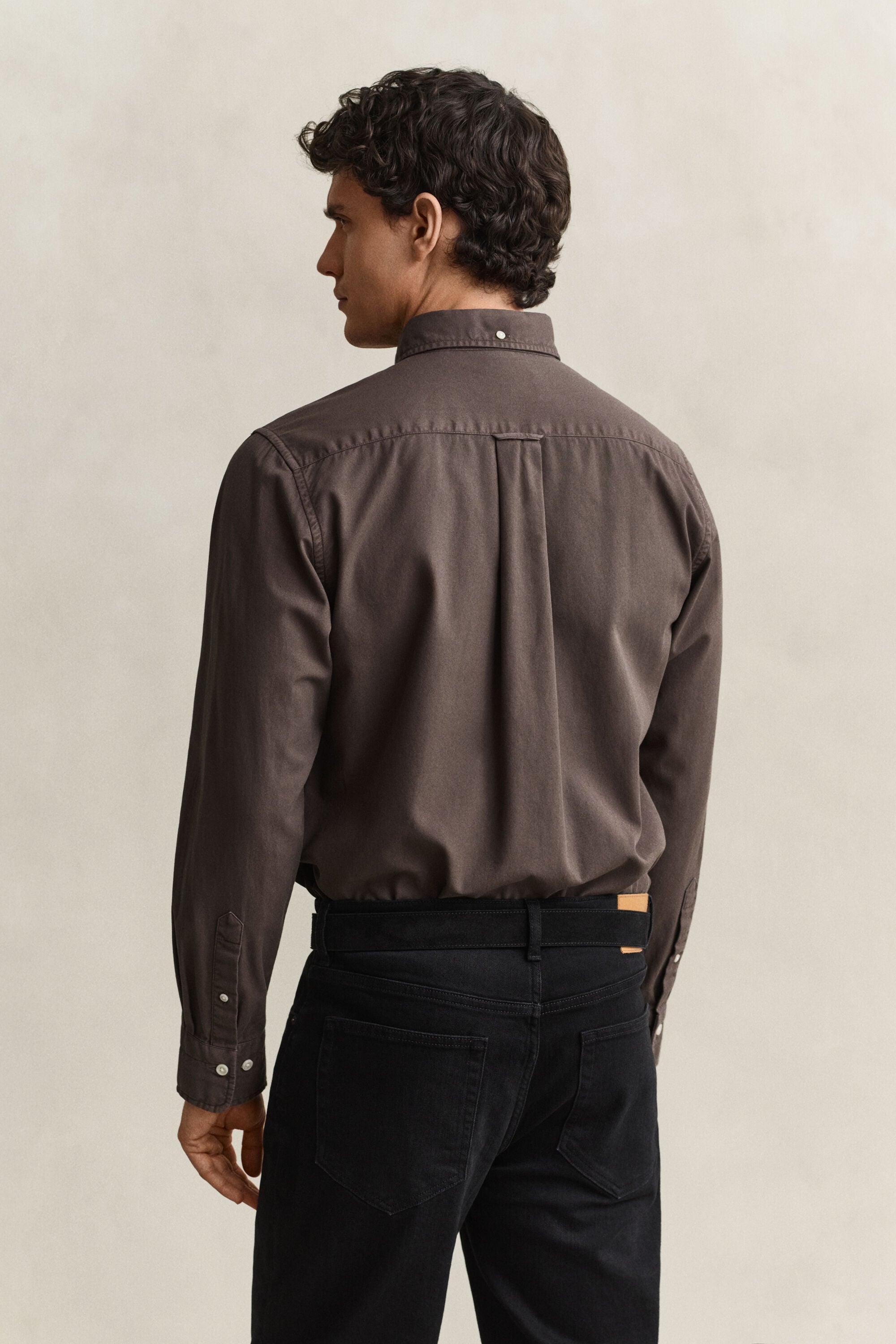 Chemise coupe regular en sergé