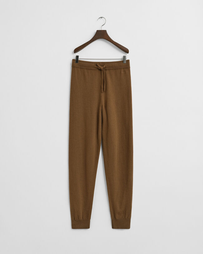 Pantalon en maille de laine d'agneau ultrafine