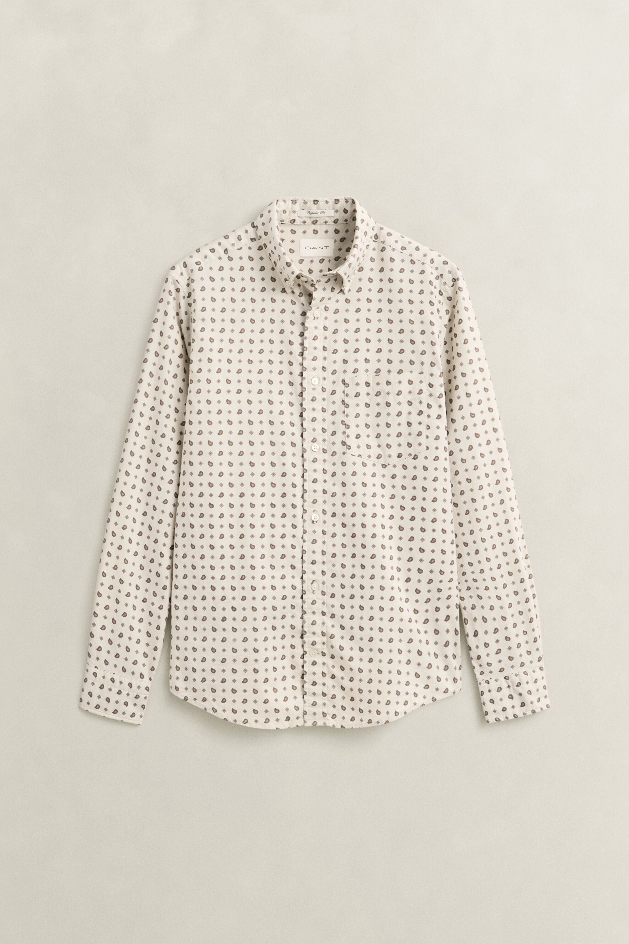Chemise en sergé à motif cachemire