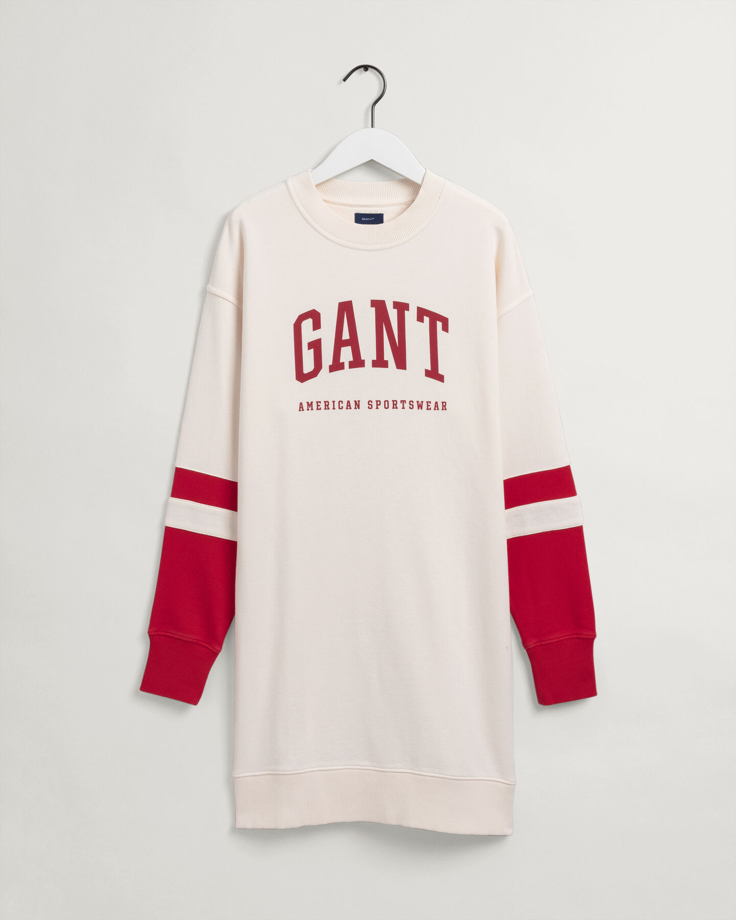 Robe en jersey &agrave; col ras du cou