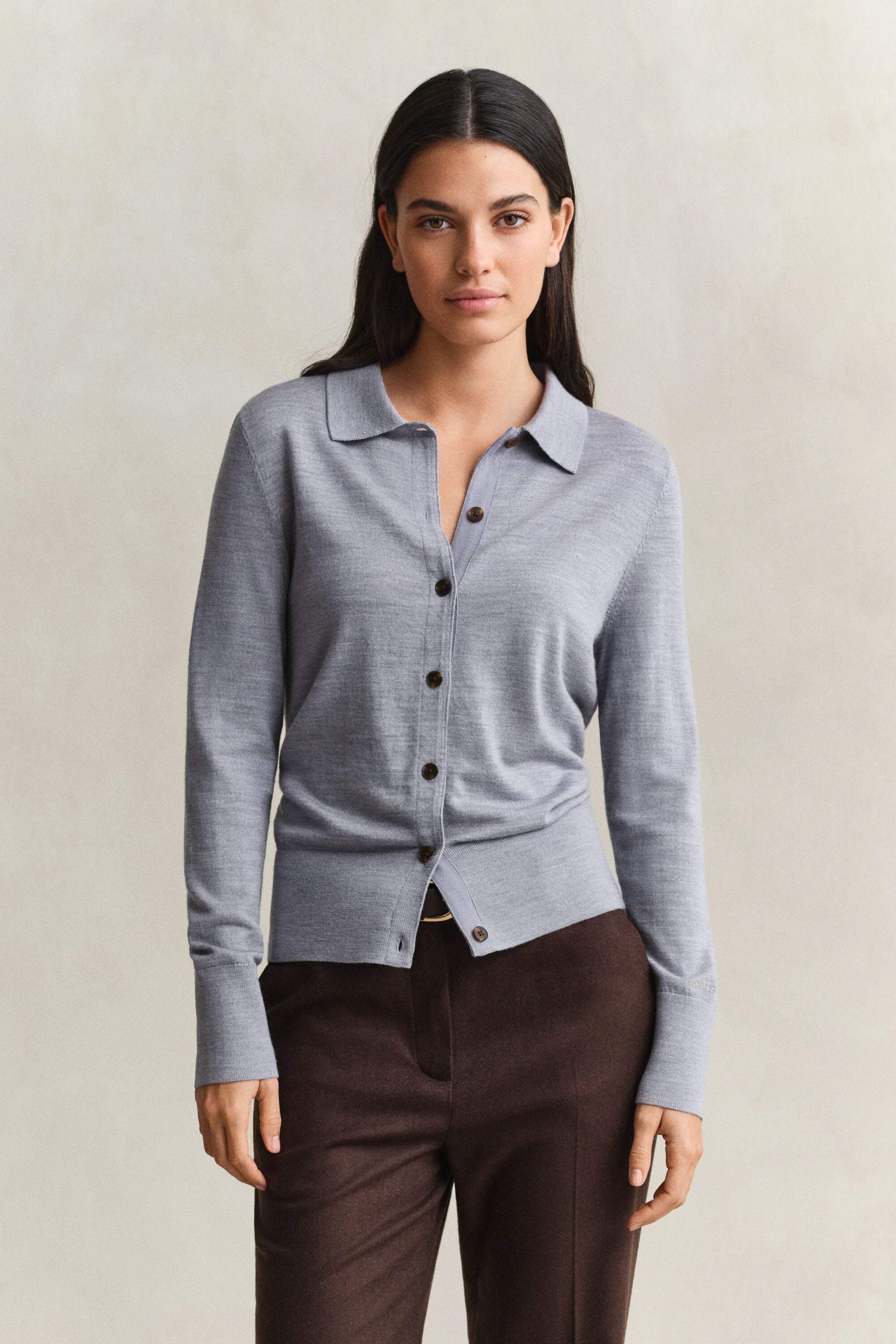Cardigan en laine mérinos extra-fine
