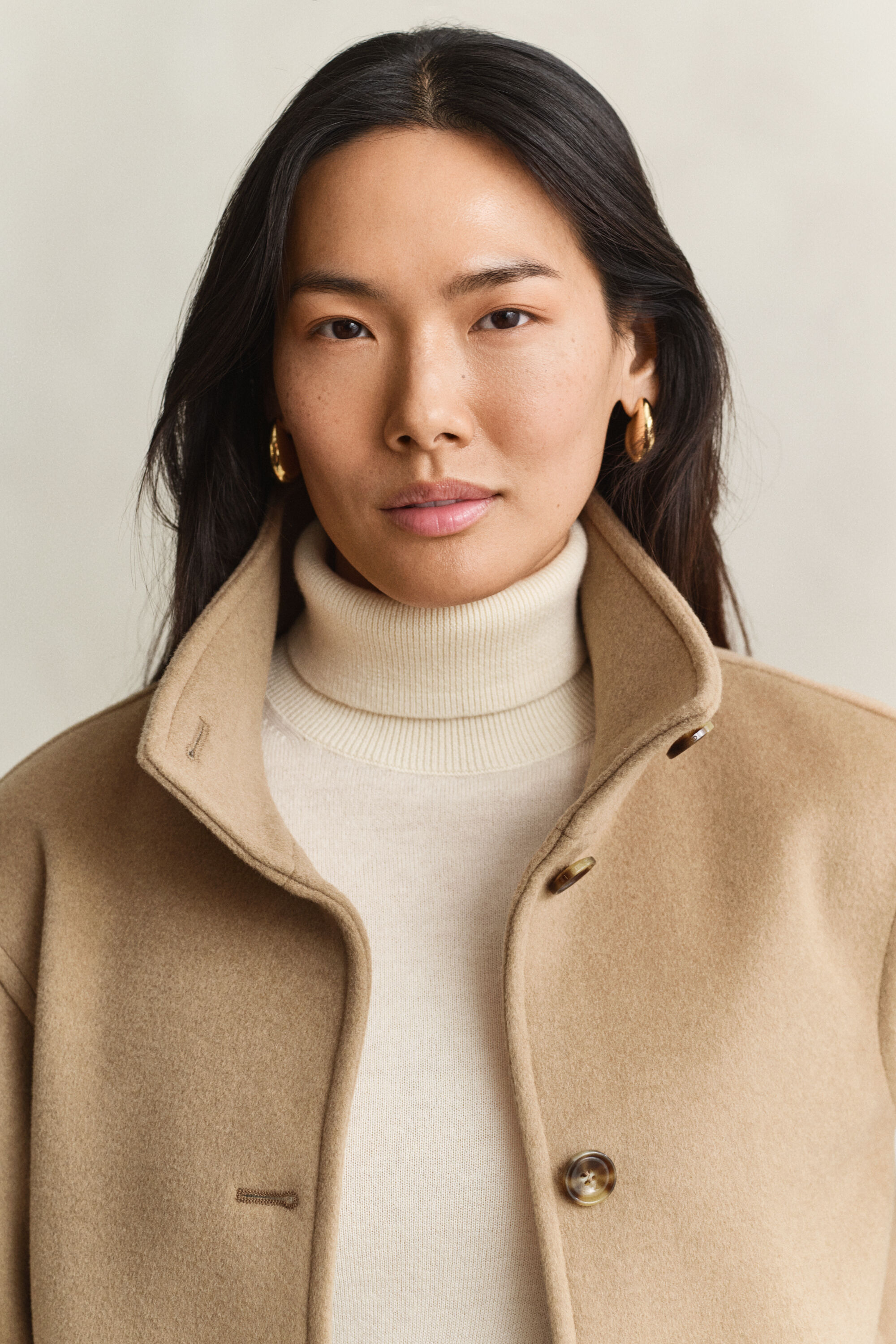 Veste en laine mélangée