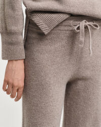 Pantalon en laine tricotée