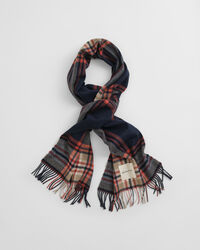 Écharpe en laine à motif écossais