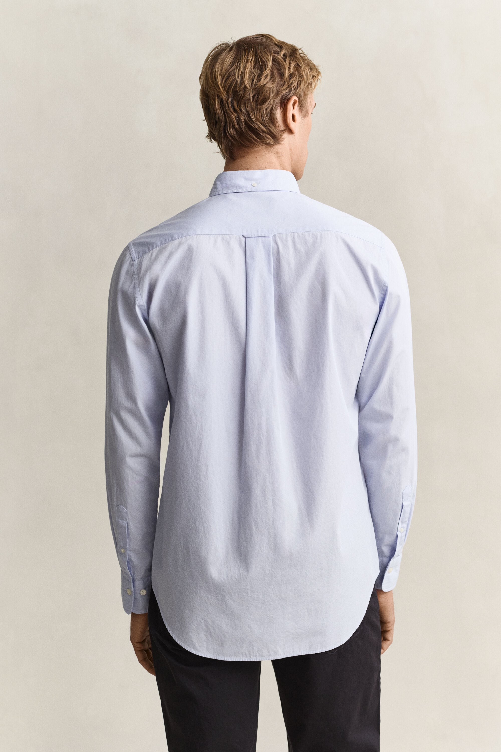 Chemise regular classique en popeline