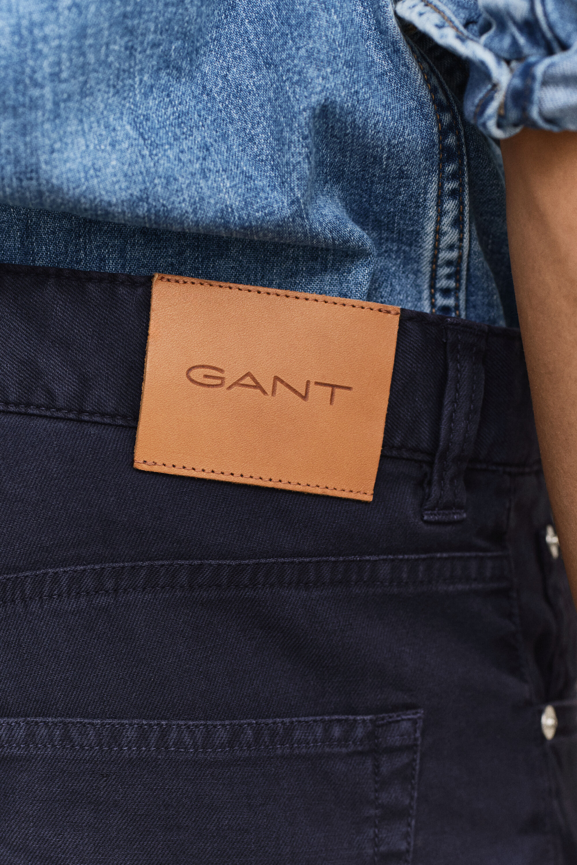 Jean en lin mélangé