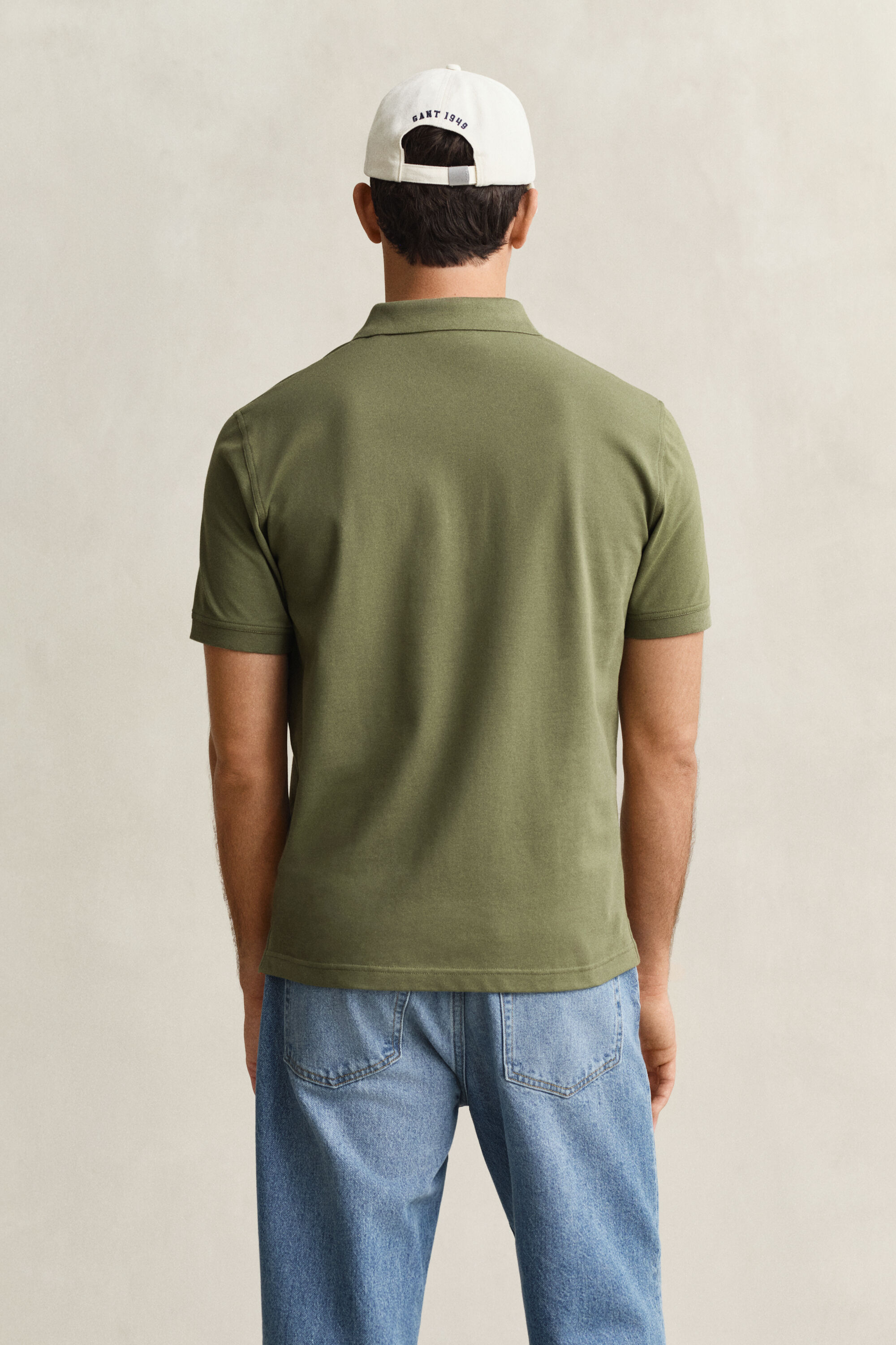 Polo en coton piqué contrastant