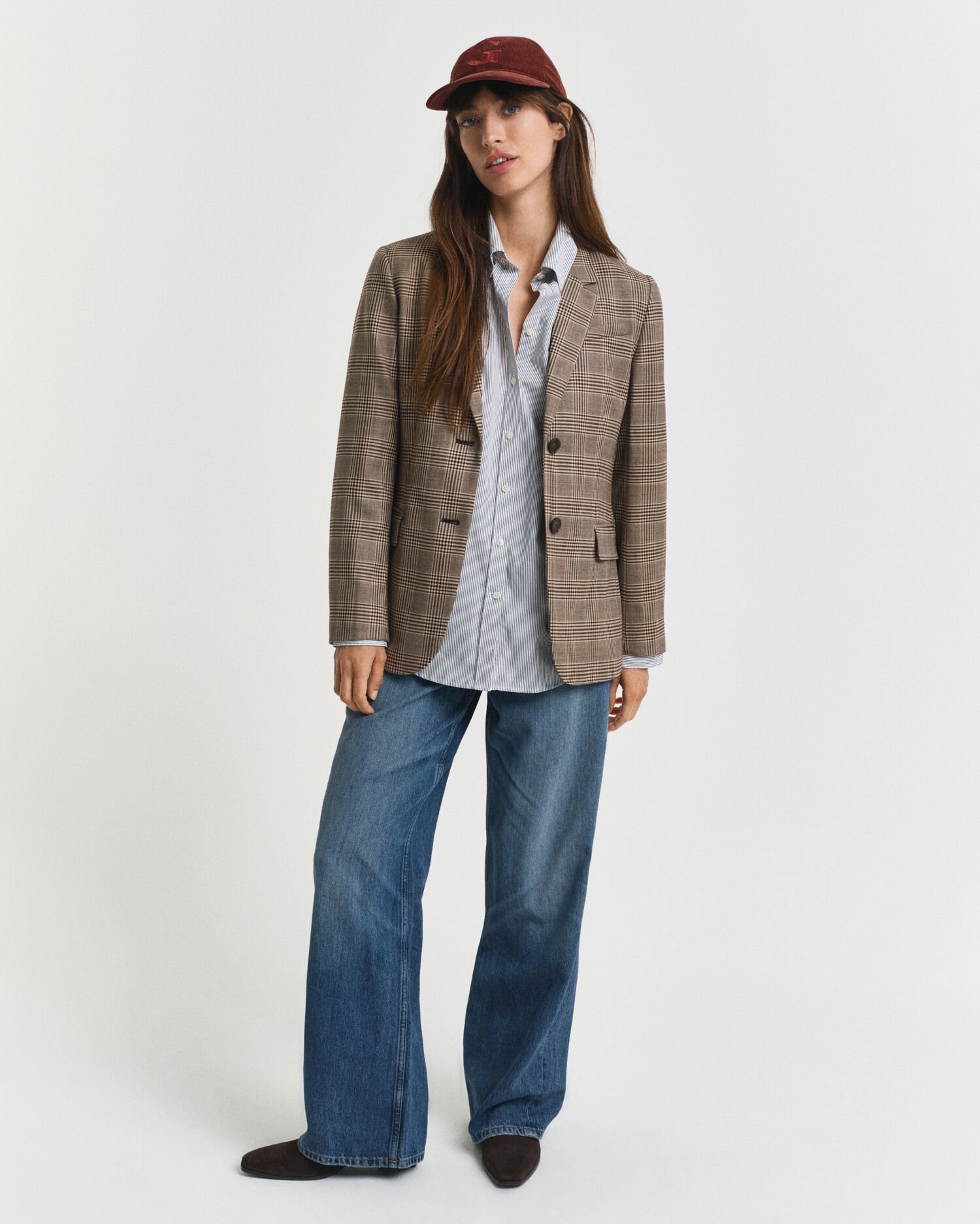 Chemise coupe décontractée classique en popeline Graphic