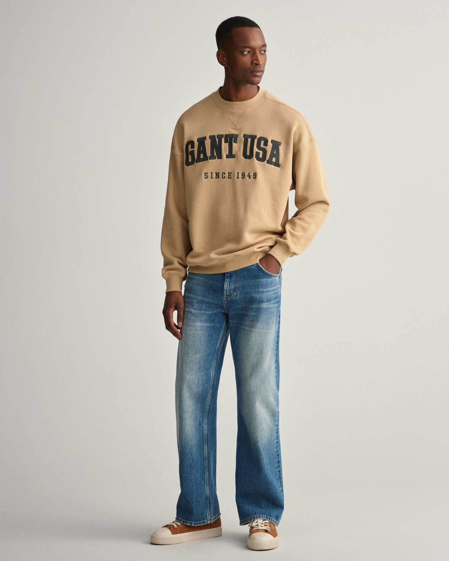 Sweat-shirt ras du cou USA Graphic