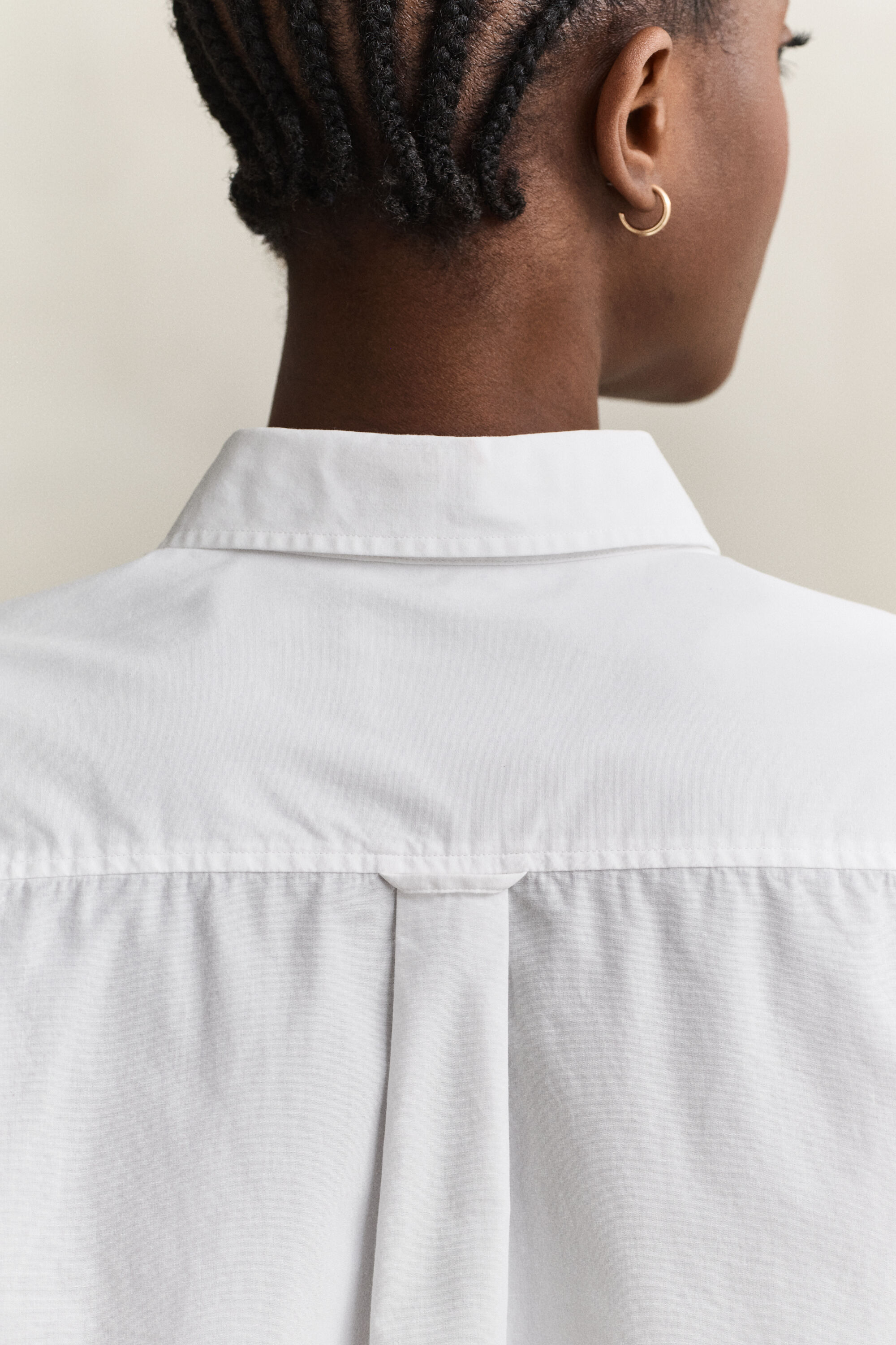 Chemise regular classique en popeline