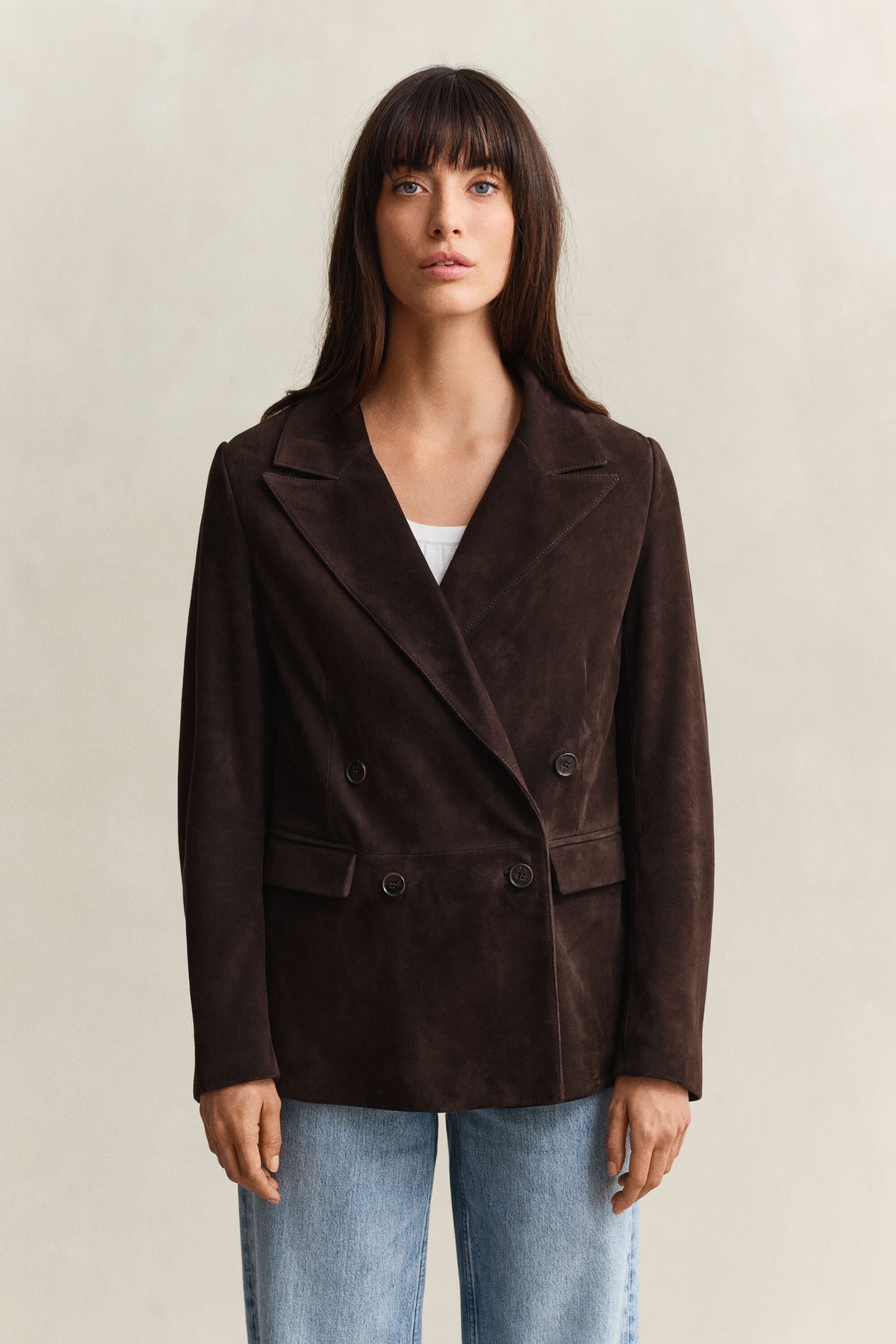 Veste blazer Club en daim