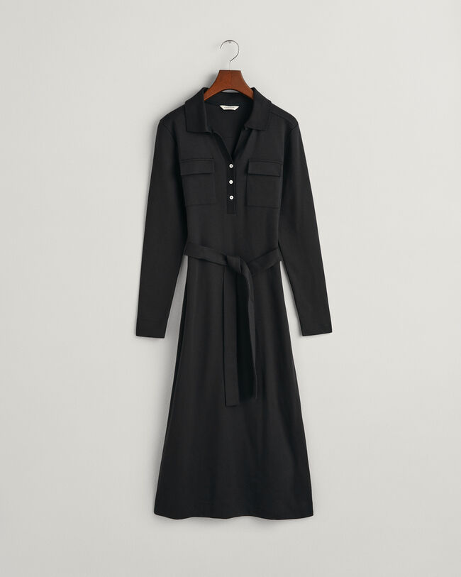 Robe polo slim fit en jersey