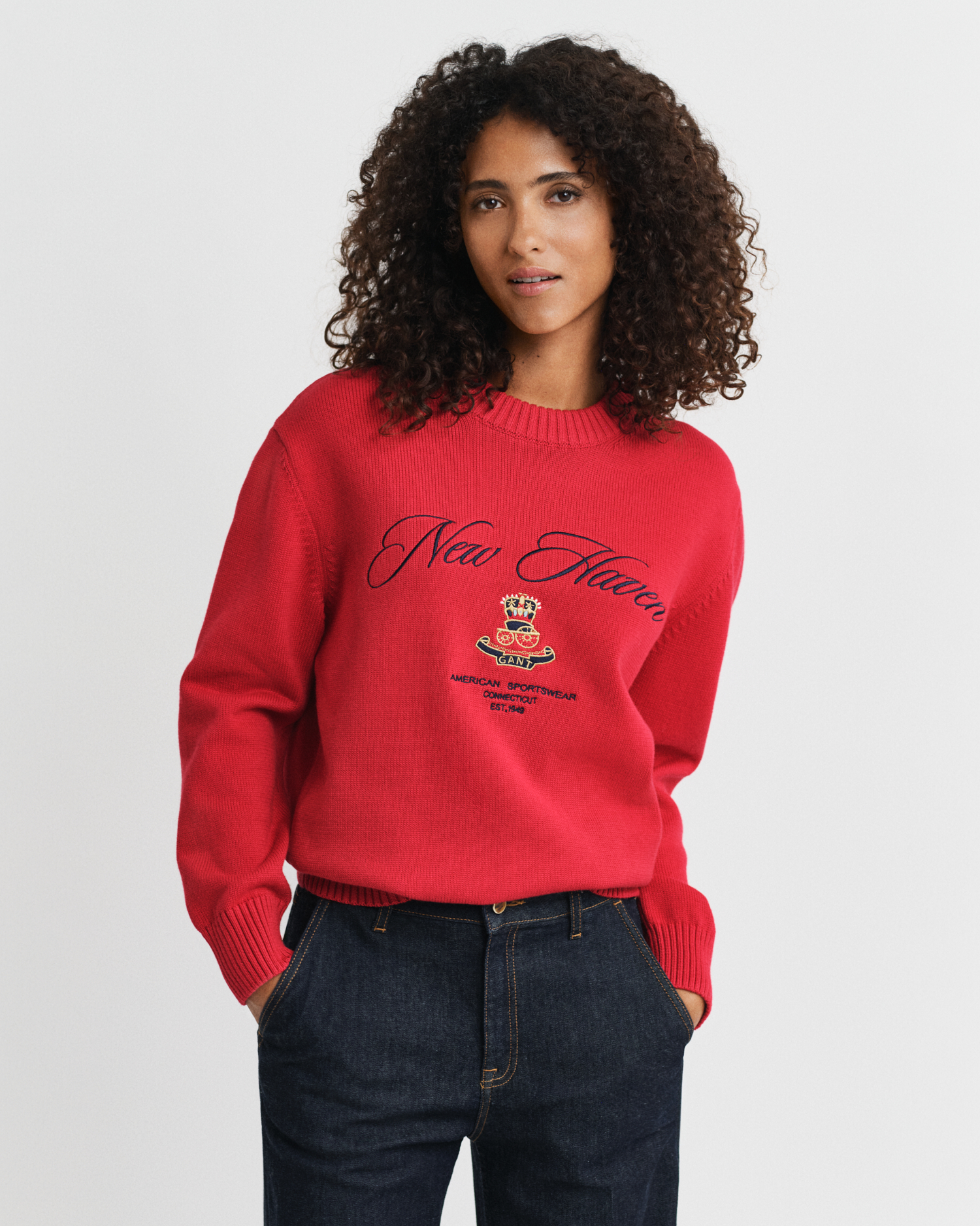 Pull Gant Fair Isle En Laine D'agneau - Col Rond - Taille S - Neuf Avec étiquettes