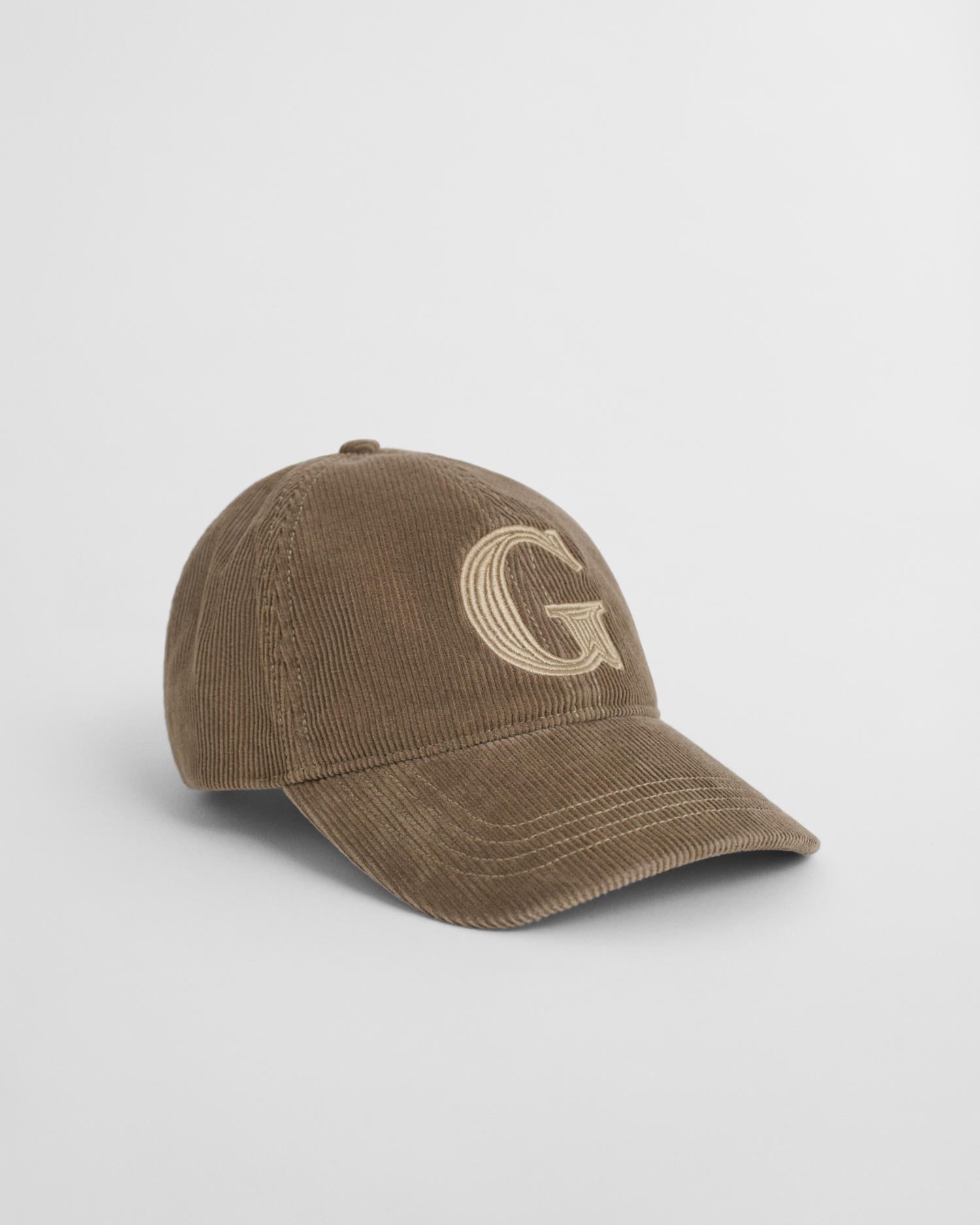 Casquette en velours côtelé avec lettre G brodée - GANT