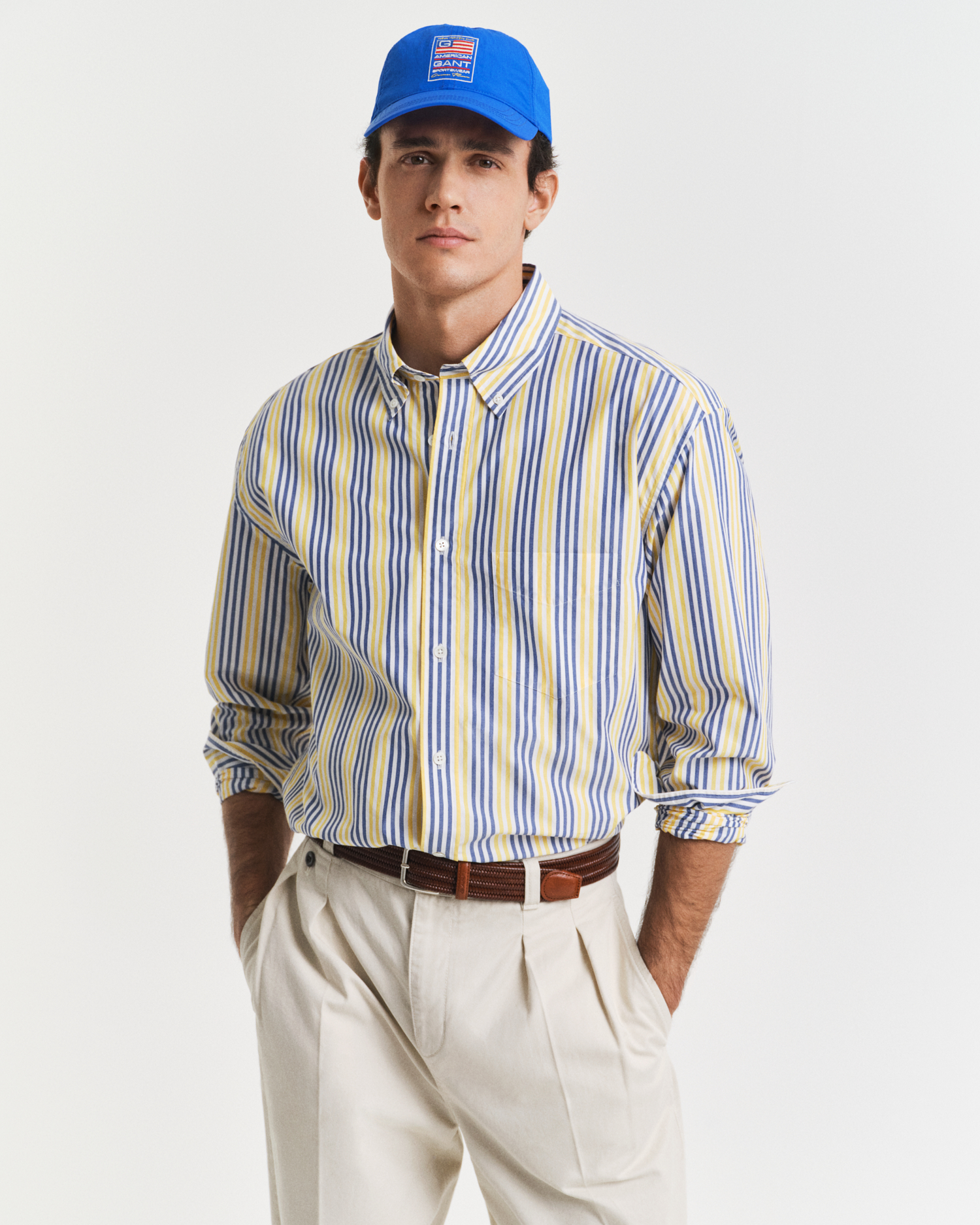 Chemise relaxed fit à rayures Heritage Poplin - GANT