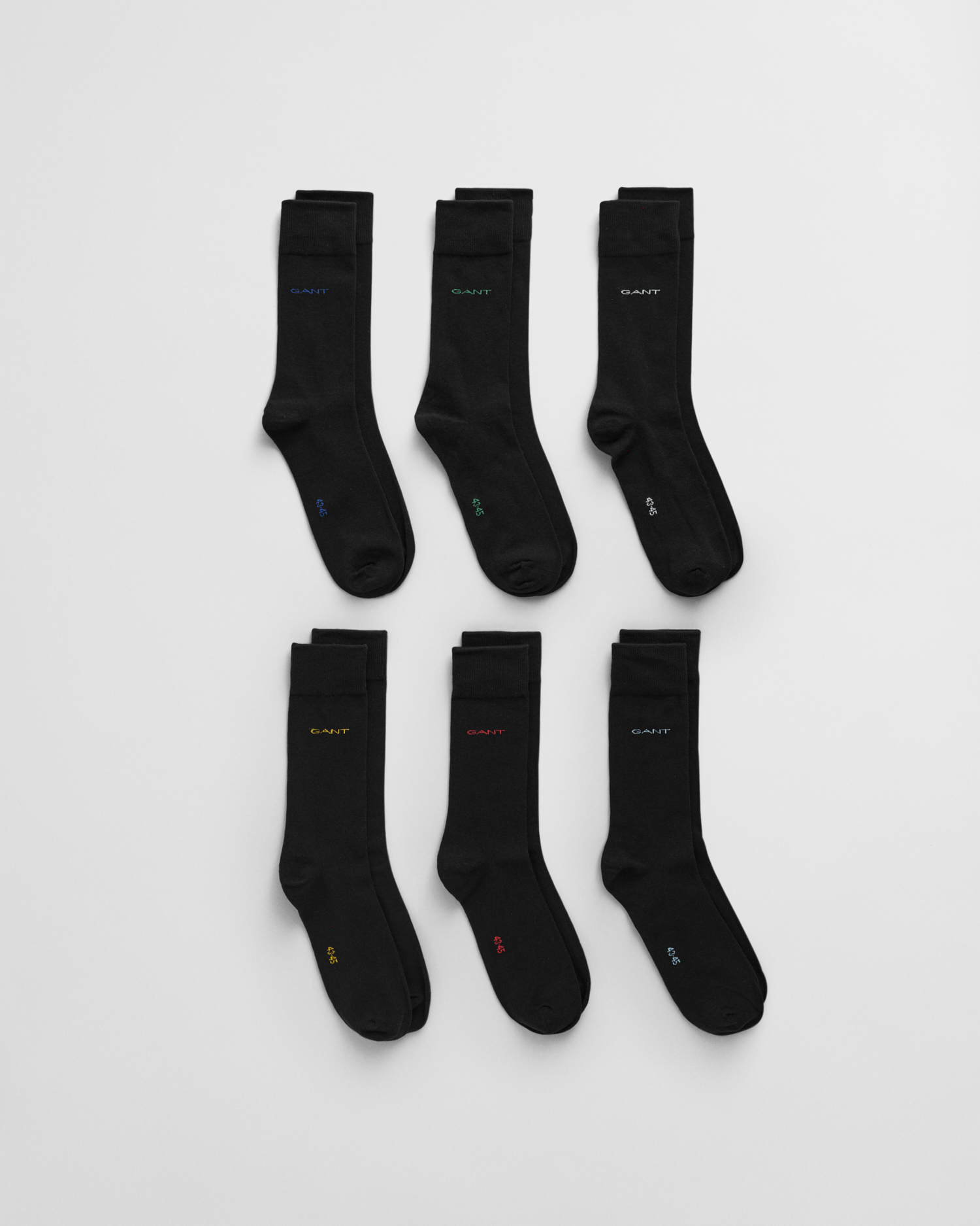 Chaussettes Mi-molleton Blue Q 'Fun Friends' – Multicolore, Coton, Pointure 5-10 (NEUF)