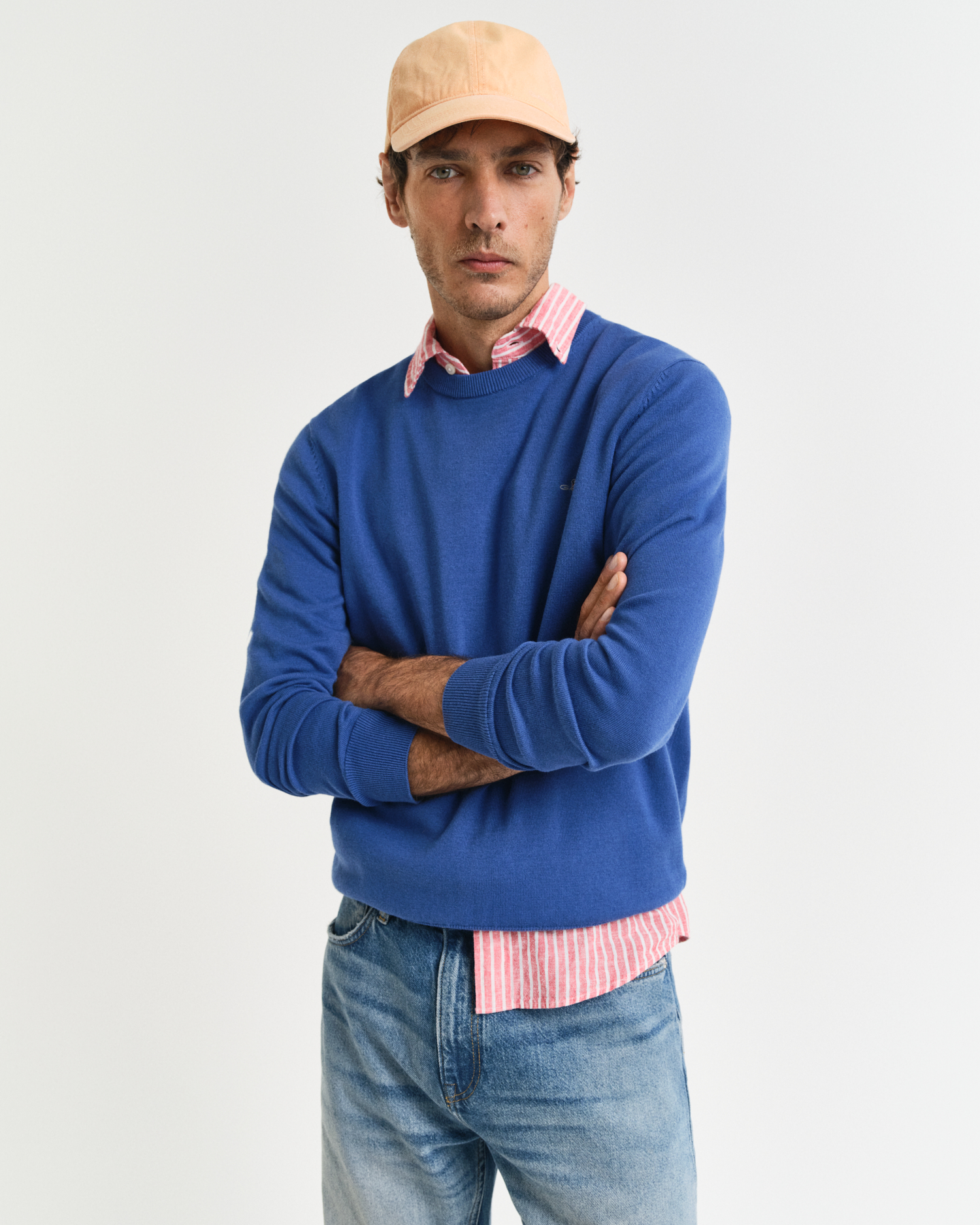 Sweat Col Rond GANT Rose - Taille 12 - Unisexe Adulte - Coton Doux Et Respirant